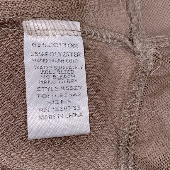 Umgee tan sleeveless top size small - Picture 4 of 5